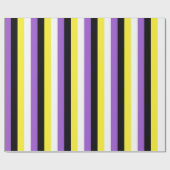 Nichtbinäre Pride-Flagge Vertikal Geschenkpapier (Flach)