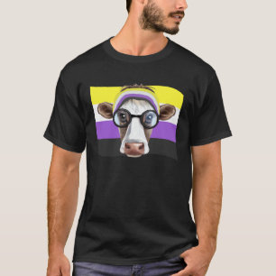 Nichtbinäre Pride-Flaggenfarben & Nicht-binäre Fla T-Shirt
