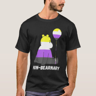 Nichtbinärer Bärenballon Lgbtq Nichtbinäre Flag No T-Shirt