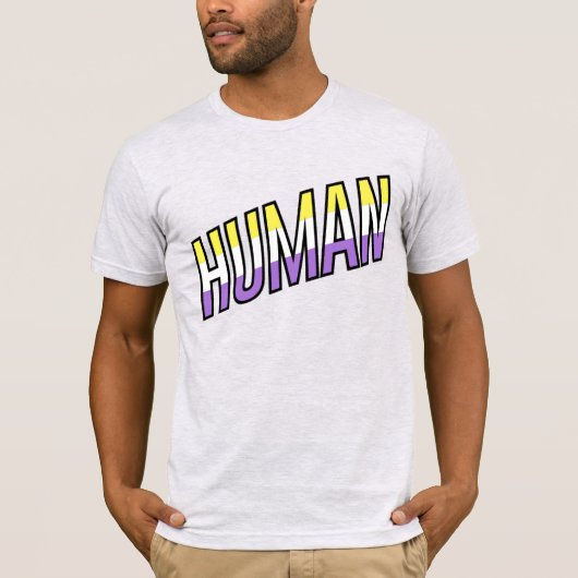 Nichtbinärer Mensch T-Shirt (Vorderseite)