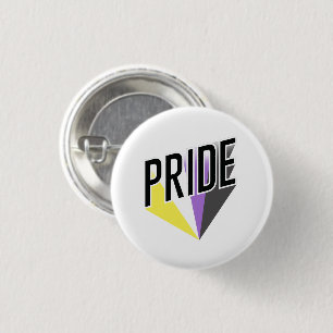Nichtbinärer Pride Burst Button