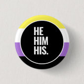 Nichtbinärer Prix Button (Vorderseite)