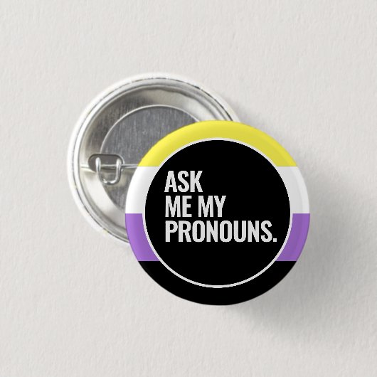Nichtbinärer Prix Button (Vorne & Hinten)