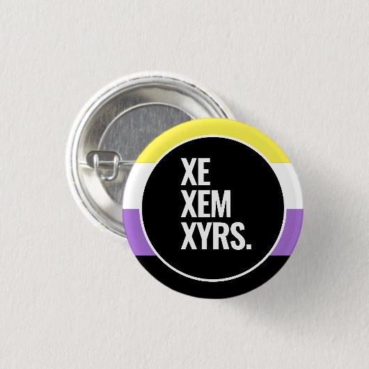 Nichtbinärer Prix Button (Vorne & Hinten)