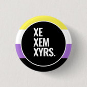 Nichtbinärer Prix Button (Vorderseite)