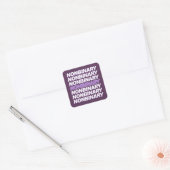 Nichtbinärer Prix Quadratischer Aufkleber (Umschlag)
