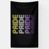 Nichtbinärer Retro-Prix Banner (Vertikal)