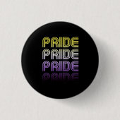 Nichtbinärer Retro-Prix Button (Vorderseite)
