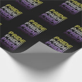 Nichtbinärer Retro-Prix Geschenkpapier (Ecke)