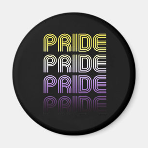 Nichtbinärer Retro-Prix Magnet