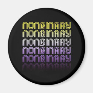Nichtbinärer Retro-Prix Magnet