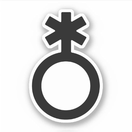 Nichtbinäres Generikum Aufkleber (Vorderseite)