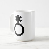 Nichtbinäres Generikum Kaffeetasse (Vorderseite Links)