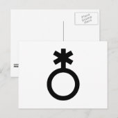 Nichtbinäres Generikum Postkarte (Vorne/Hinten)