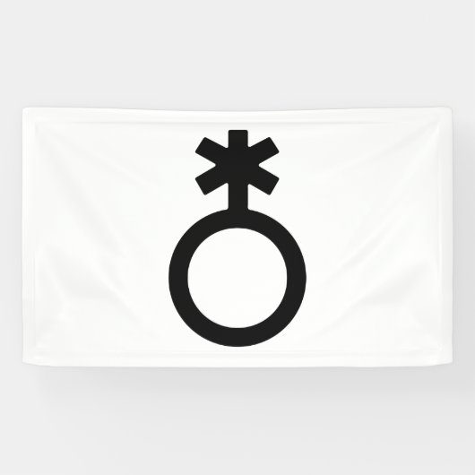 Nichtbinäres Generikum-Symbol Banner (Horizontal)