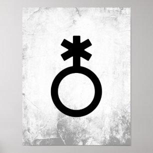 Nichtbinäres Generikum-Symbol Poster