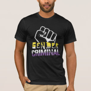 Nichtbinäres Geschlecht Kriminell T-Shirt
