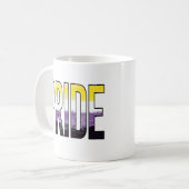 Nichtbinärwort Kaffeetasse (Vorderseite Links)