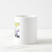 Nichtbinärwort Kaffeetasse (Mittel)