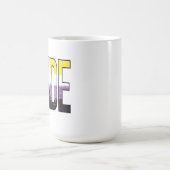 Nichtbinärwort Kaffeetasse (Mittel)