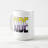 Nichtbinärwort Kaffeetasse (Vorderseite Links)
