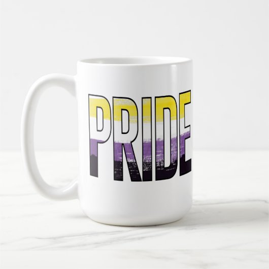 Nichtbinärwort Kaffeetasse (Links)