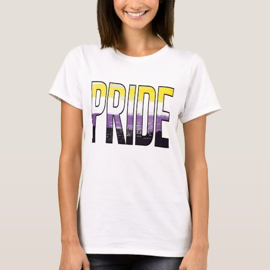 Nichtbinärwort T-Shirt (Vorderseite)