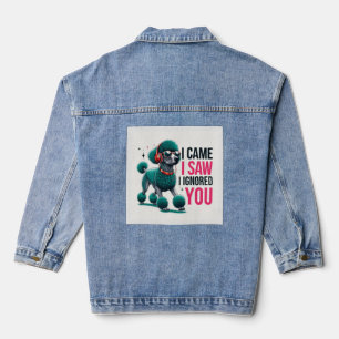 Nichtchalante Scheidung Jeansjacke