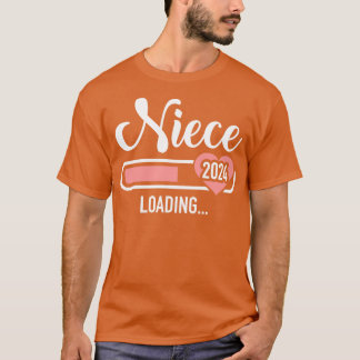 Nichte 2024 Laden für Schwangerschaftsankündigung T-Shirt