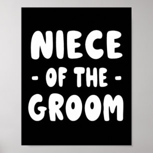 Nichte des Bräutigams - Süß Retro 70er  Poster