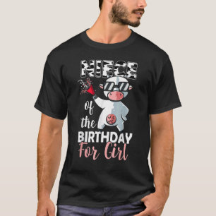 Nichte des Geburtstagmädchens Familienkuh 1. Gebur T-Shirt