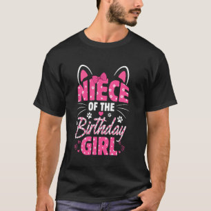 Nichte des Geburtstagskatzes Kitty Familie Matchi T-Shirt