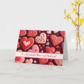 Nichte und Schwager Valentinstag  Karte (Gelbe Blume)