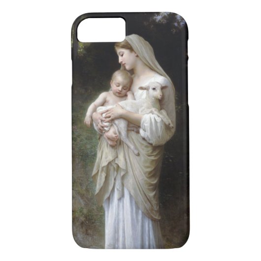 Nichtigkeit (Madonna und Kind), Bouguereau Case-Mate iPhone Hülle (Rückseite)