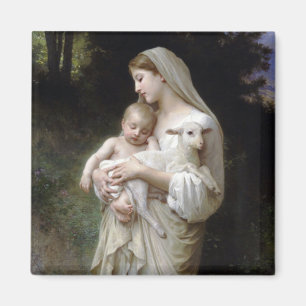 Nichtigkeit (Madonna und Kind), Bouguereau Magnet