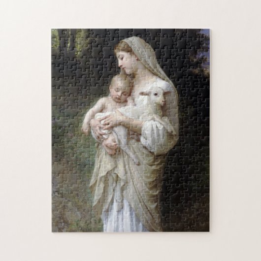 Nichtigkeit (Madonna und Kind), Bouguereau Puzzle (Vertikal)