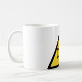Nichtionisierende Strahlungsgefahr Kaffeetasse (Links)