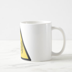 Nichtionisierende Strahlungsgefahr Kaffeetasse