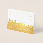 Nichtoffensiver Winterurlaubsmitarbeiter Folienkarte (Vorderseite)