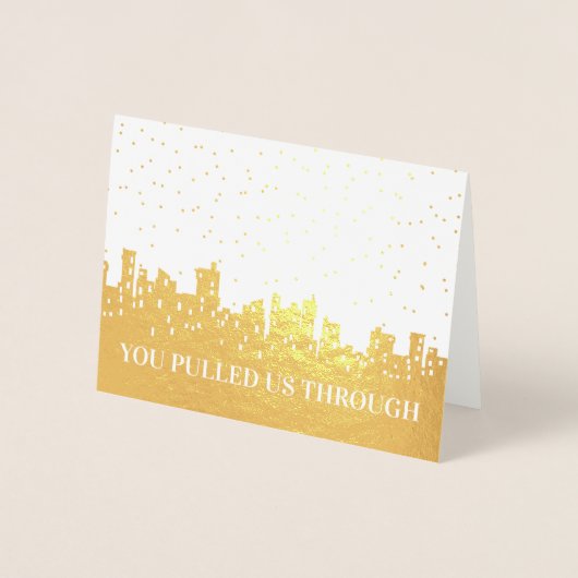 Nichtoffensiver Winterurlaubsmitarbeiter Folienkarte (Vorderseite)