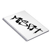 Nichtpassen-Notizbuch Notizblock (Rechte Seite)