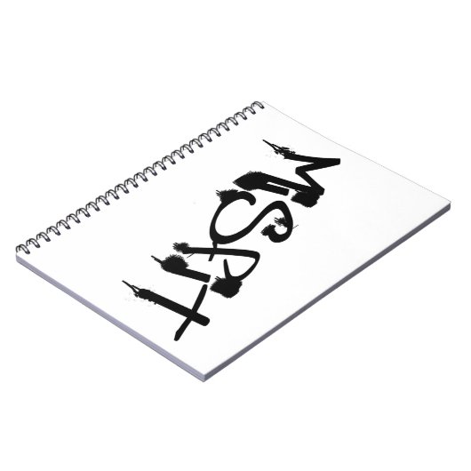 Nichtpassen-Notizbuch Notizblock (Linke Seite)