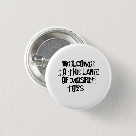 Nichtpassen-Spielwaren Button (Vorne & Hinten)