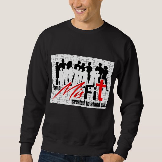 Nichtpassen Sweatshirt (Vorderseite)
