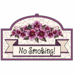 "Nichtraucher" - dekoratives Zeichen - 12 Fotoskulptur Ornament