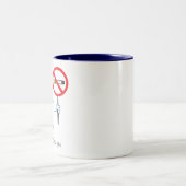Nichtraucher - Ihre Zähne danken Ihnen Tasse (Mittel)