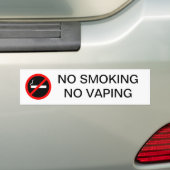 NICHTRAUCHER KEIN VAPING ZEICHEN AUTOAUFKLEBER (Auf Auto)