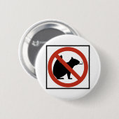 Nichtrauchereichhörnchen erlaubten button (Vorne & Hinten)