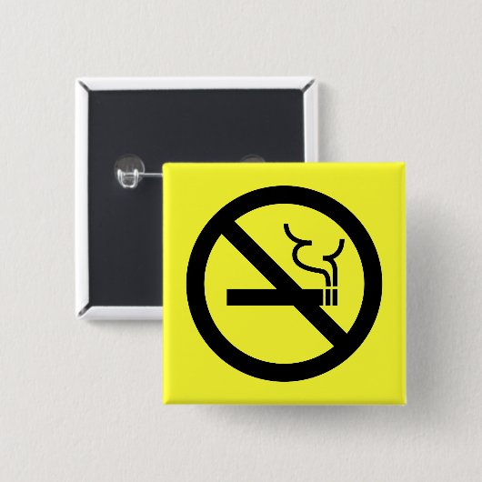 Nichtrauchersymbol Button (Vorne & Hinten)