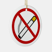 NichtraucherTürknauf-Verzierung Keramikornament (Rechts)
